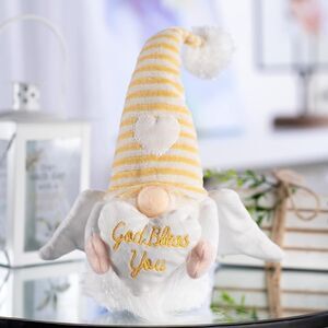 God Bless You Heart Angel Gnome by Hug - Feel The Love Angel Gnome 891019 8"